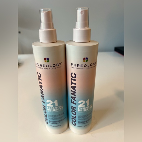Pureology ColorFanatic MULTI-TASKING LEAVE-IN SPRAY * 2 jumbo full size bottles